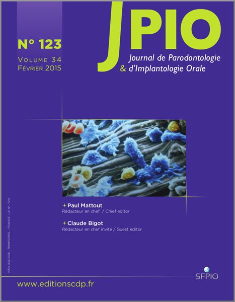 Revue Journal de Parodontologie & d'Implantologie Orale